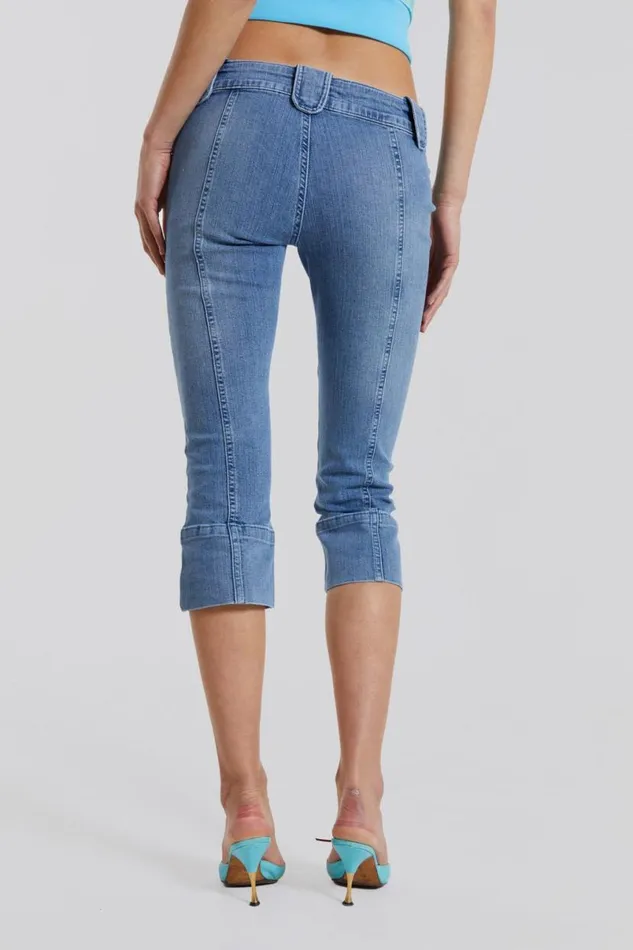 Jaded London Jeans Women Cut Me Off Jeans Blue