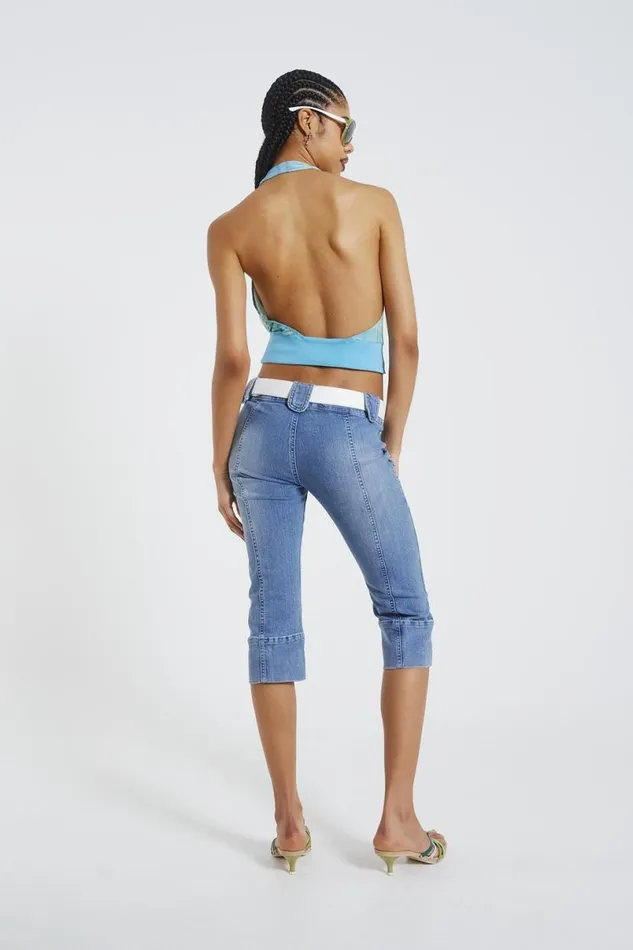 Jaded London Jeans Women Cut Me Off Jeans Blue