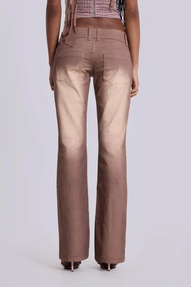 Jaded London Jeans Women Washed Dirty Mauve Thirteen Jeans Pink