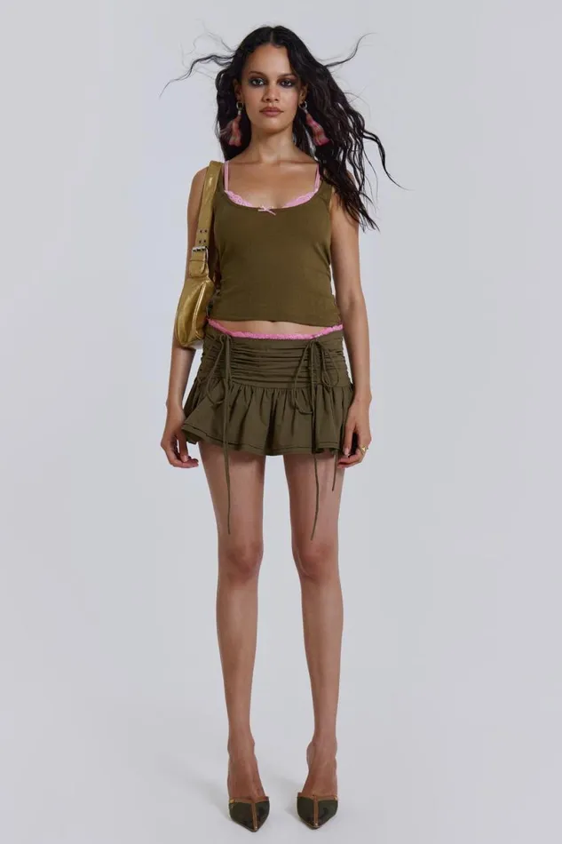 Jaded London Mini Skirts Women Lolita Mini Skirt Grey