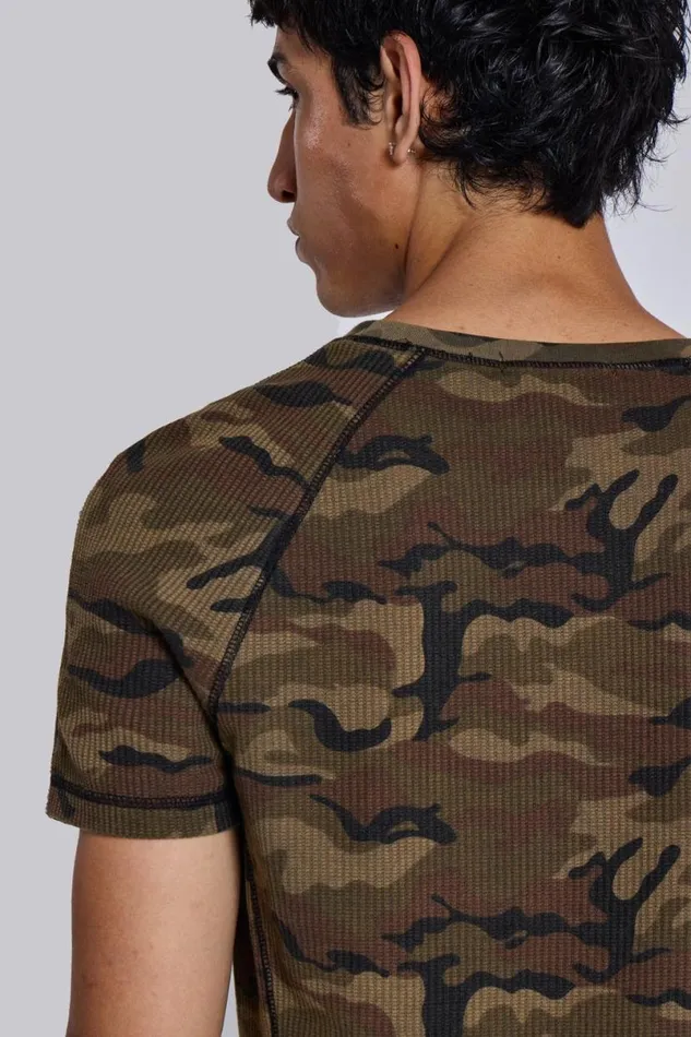Jaded London Unisex UnisexMen Camo Starstruck Tee Camo