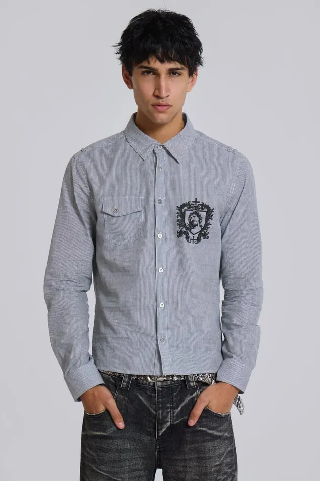 Jaded London Unisex UnisexMen Sin Long Sleeve Shirt Multi