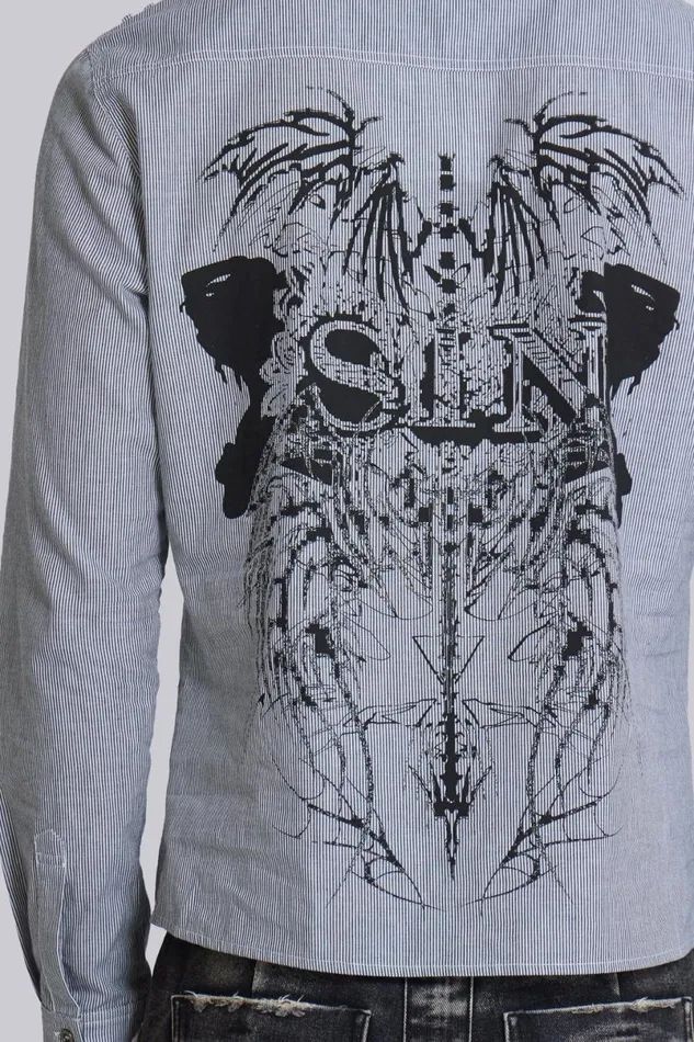 Jaded London Unisex UnisexMen Sin Long Sleeve Shirt Multi