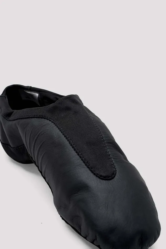 Jazz Bloch Adult Ladies Pulse Leather Jazz Shoes Black Leather