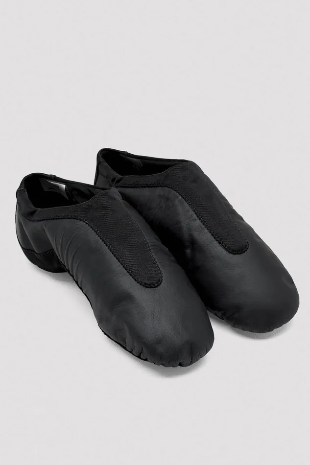 Jazz Bloch Adult Ladies Pulse Leather Jazz Shoes Black Leather