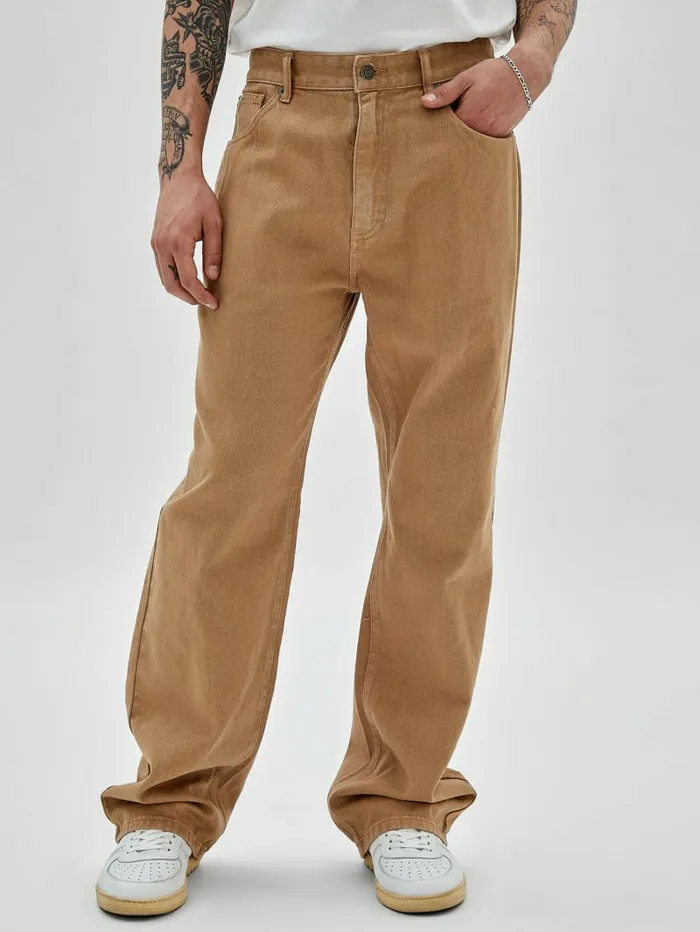 Jeans and Denim GUESS Originals Kit Relaxed Jeans Iced Latte GUESS Men