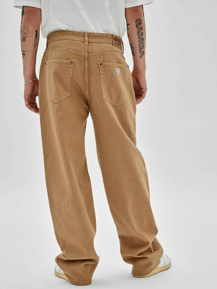 Jeans and Denim GUESS Originals Kit Relaxed Jeans Iced Latte GUESS Men Jeans and Denim GUESS Originals Kit Relaxed Jeans Iced Latte GUESS Men