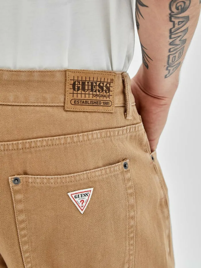 Jeans and Denim GUESS Originals Kit Relaxed Jeans Iced Latte GUESS Men Jeans and Denim GUESS Originals Kit Relaxed Jeans Iced Latte GUESS Men