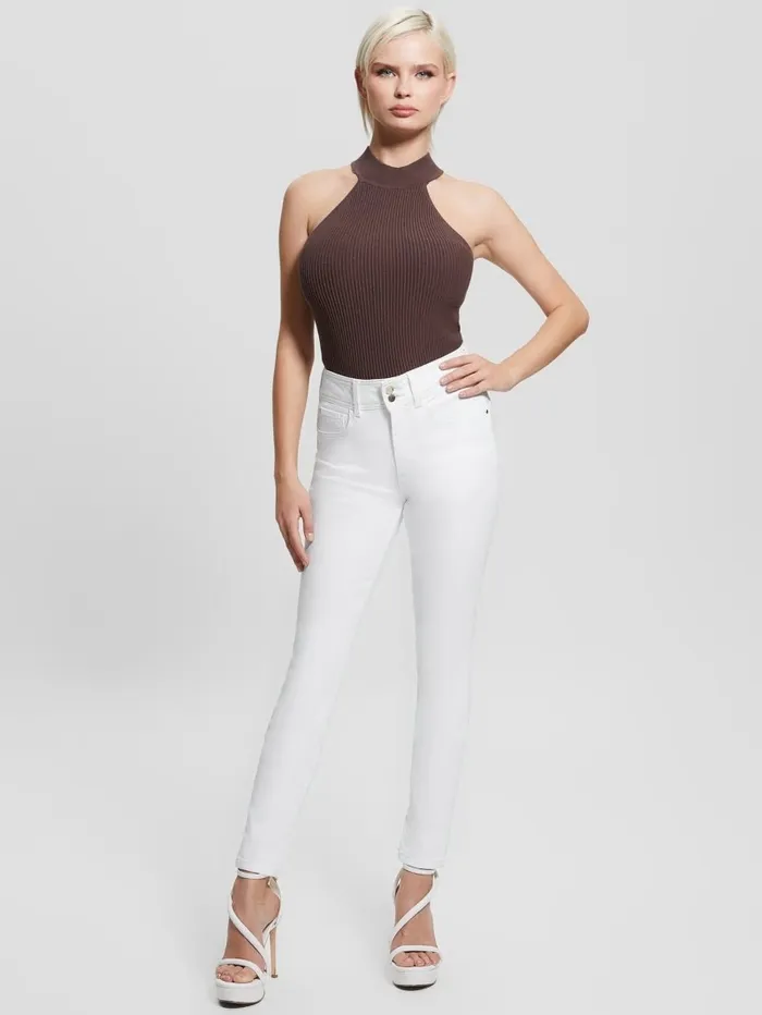 Jeans and Denim GUESS Women White ShapeUp Jeans Paper Moon