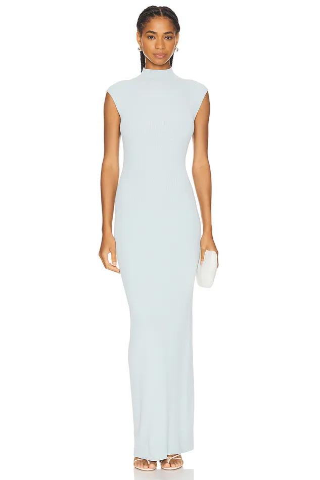 Jessa Maxi Dress Vintage Blue Women Lovers and Friends Sweaters and Knits