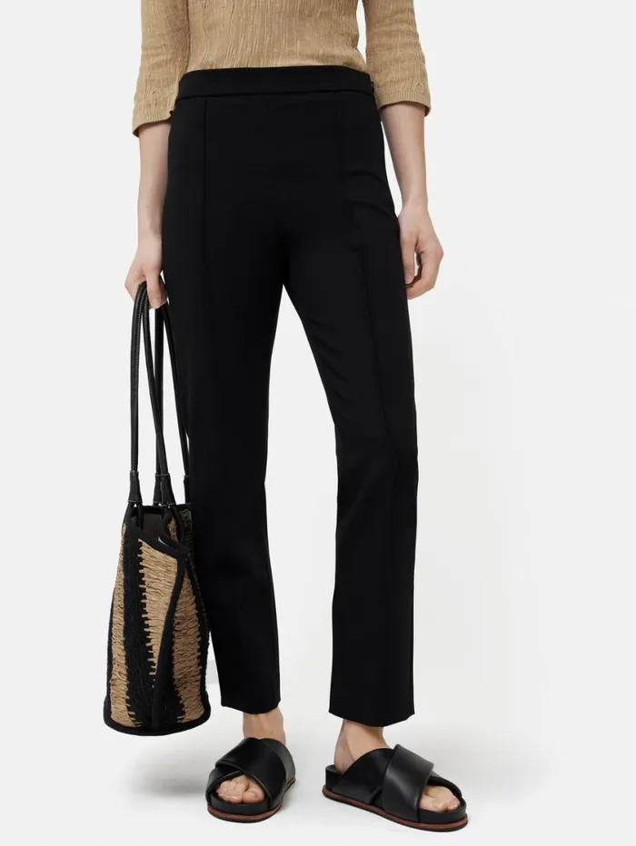 Jigsaw Bi Stretch Cigarette Trouser Black Women Suits and Tailoring