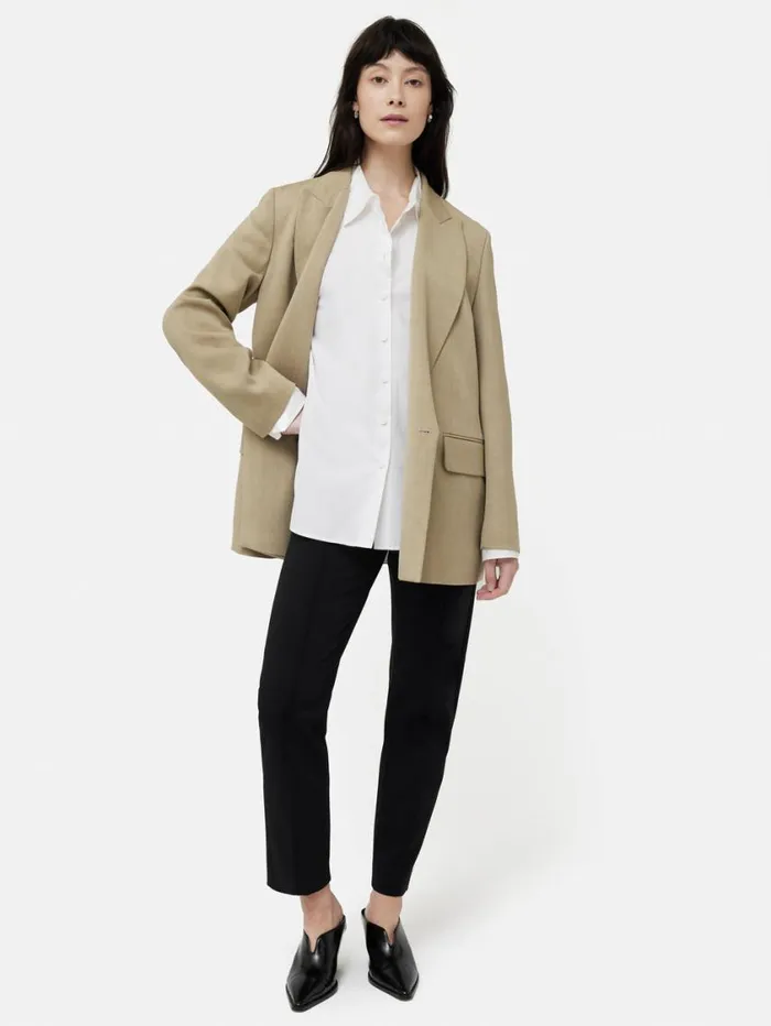 Jigsaw Bi Stretch Cigarette Trouser Black Women Suits and Tailoring