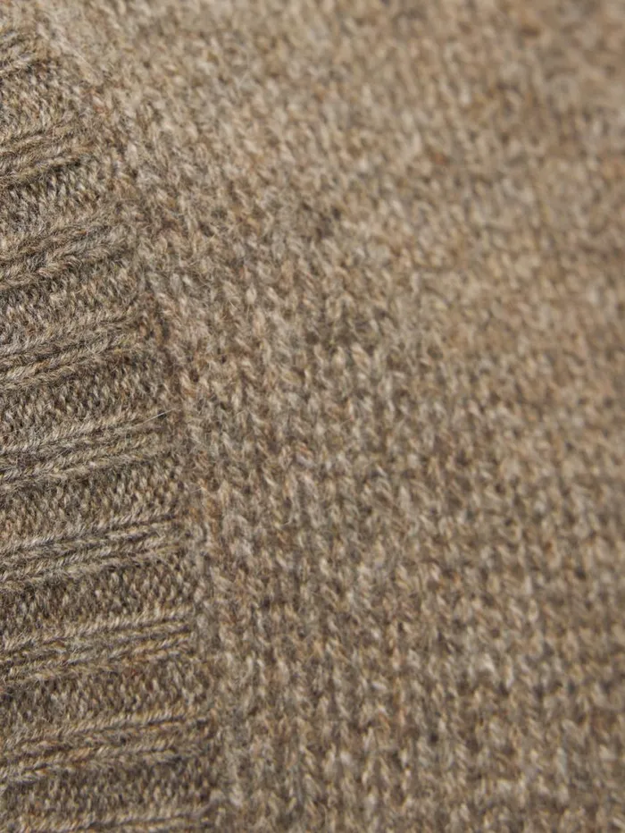 Jigsaw Cashmere Crew Neck Tank Brown Women Knitwear and Cashmere