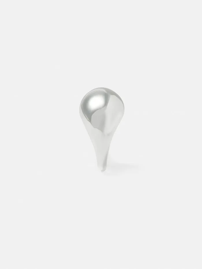 Jigsaw Chunky Dome Ring Silver Women Jewellery