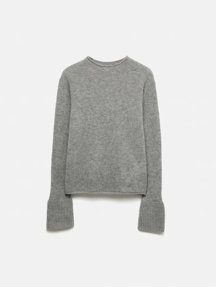 Jigsaw Cloud Cashmere Eldon Jumper Grey Women Knitwear and Cashmere
