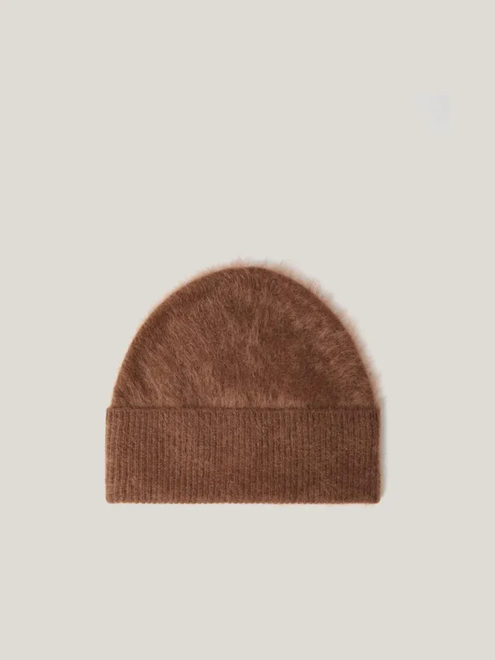 Jigsaw Halo Cashmere Beanie Ginger Women Knitwear and Cashmere