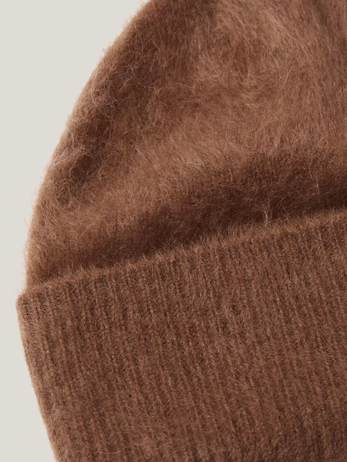 Jigsaw Halo Cashmere Beanie Ginger Women Knitwear and Cashmere