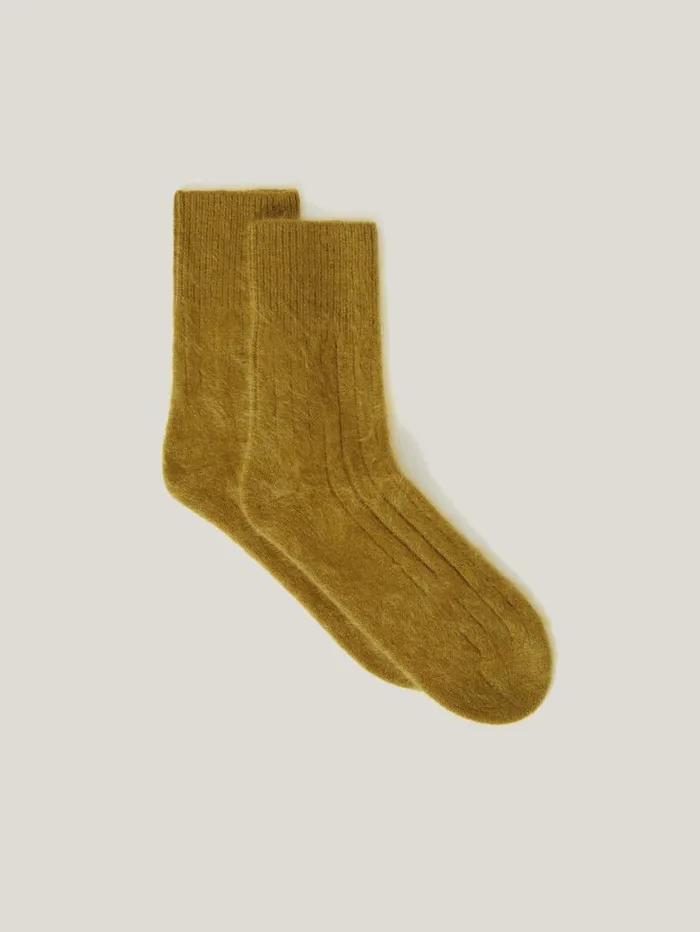 Jigsaw Halo Cashmere Sock Green Women Knitwear and Cashmere