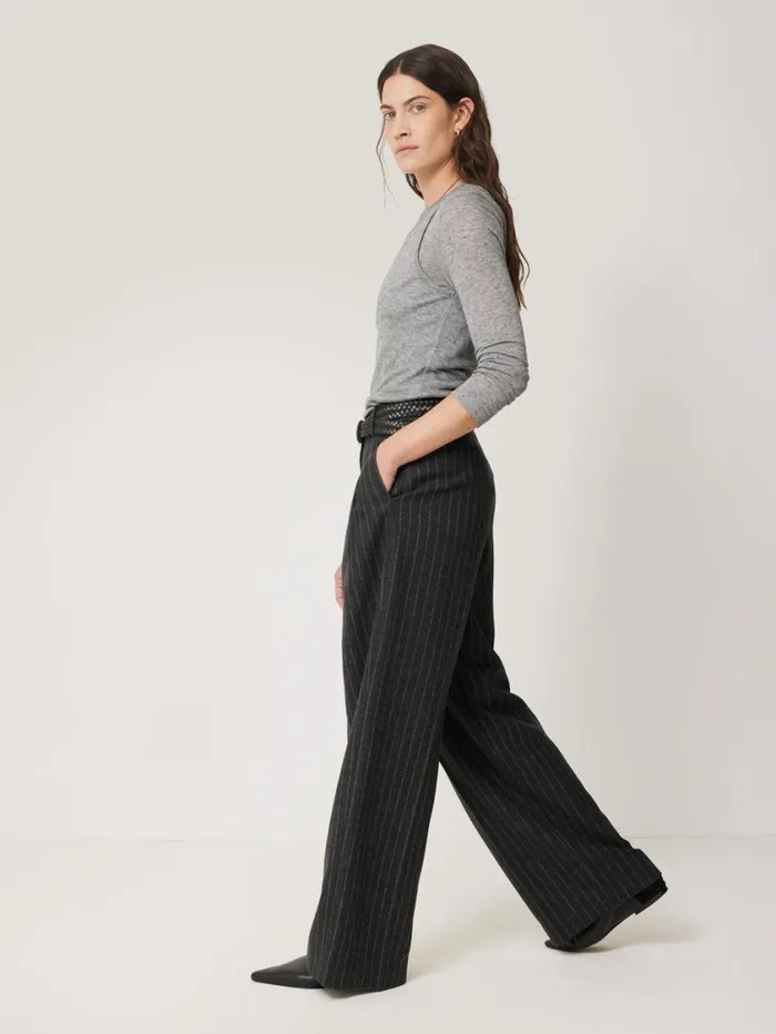 Jigsaw Layered 2in1 Top Grey Women Shirts and Tops