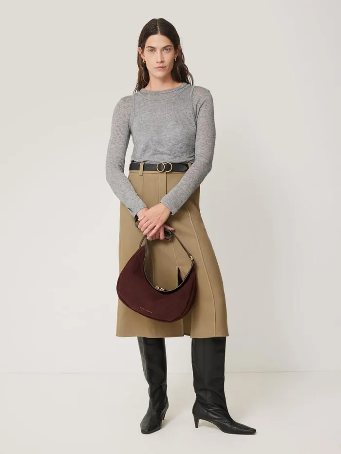 Jigsaw Melbury Soft Suede Bag Port Women Bags