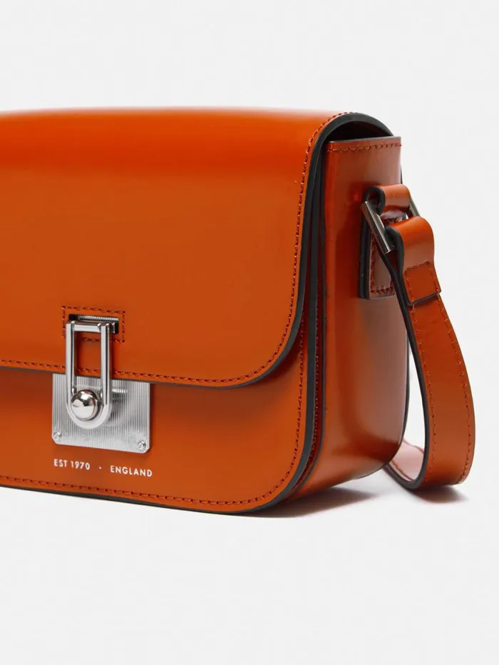 Jigsaw Meret Crossbody Orange Women Leather