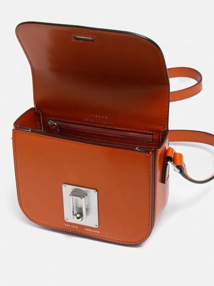 Jigsaw Meret Crossbody Orange Women Leather