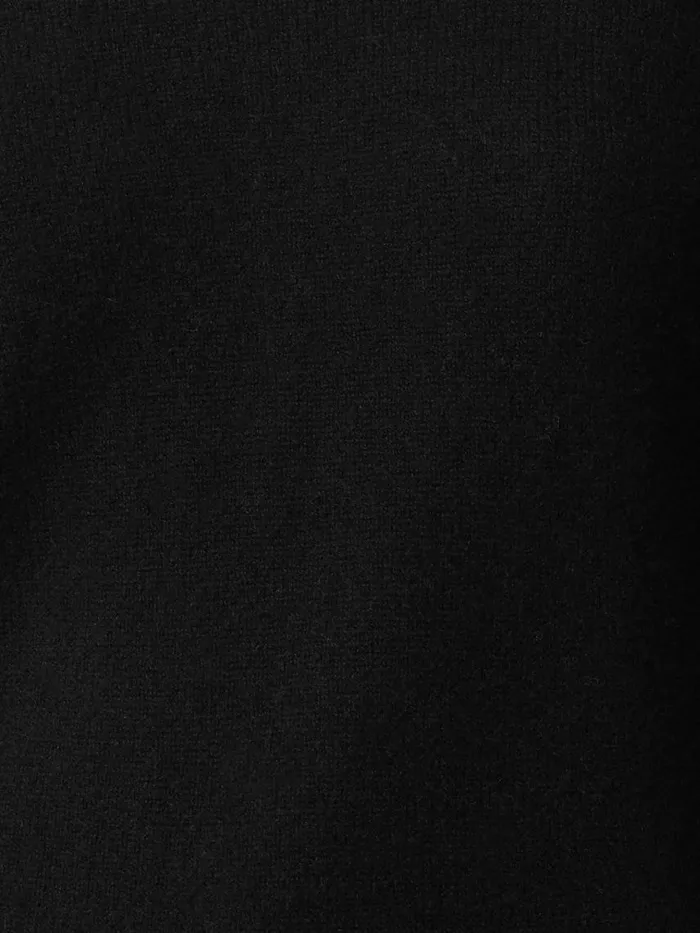 Jigsaw Merino Ruffle Waistcoat Black Women Knitwear and Cashmere