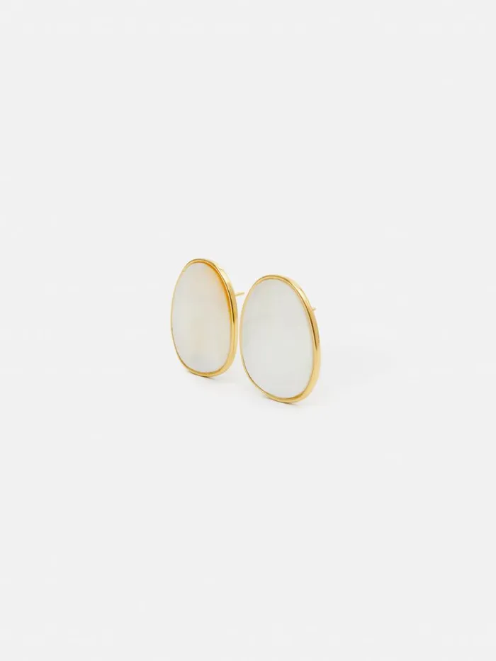 Jigsaw Mother Of Pearl Earring Pearl Women Party