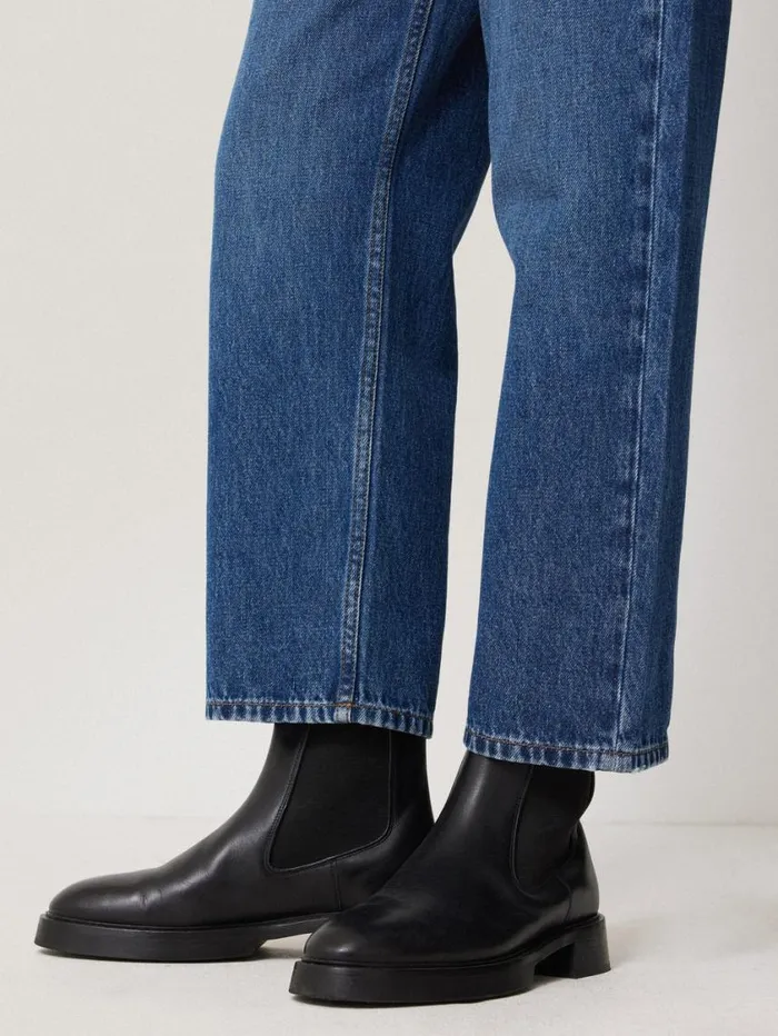 Jigsaw Pembridge Leather Chelsea Boot Black Women Boots