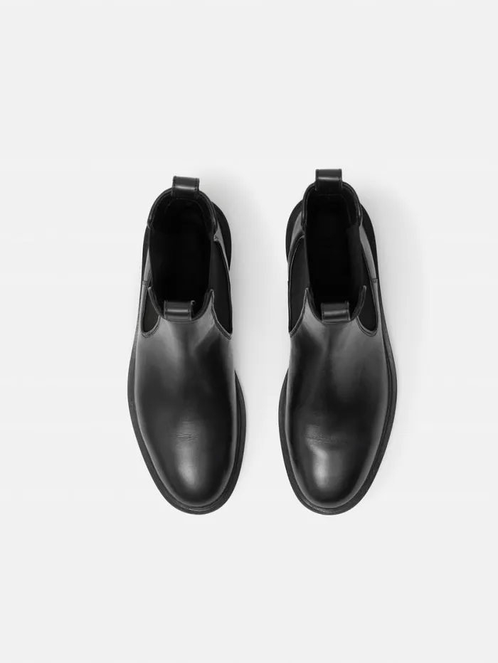 Jigsaw Pembridge Leather Chelsea Boot Black Women Boots