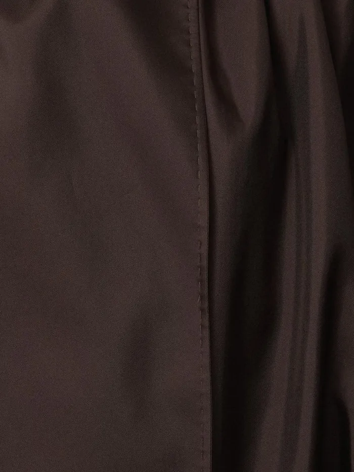 Jigsaw Pure Silk Trench Coat Chocolate Women Party