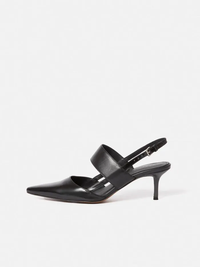 Jigsaw Russo Kitten Heel Black Women Party