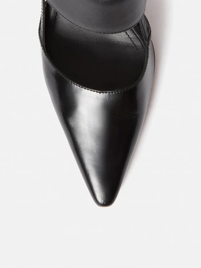 Jigsaw Russo Kitten Heel Black Women Party