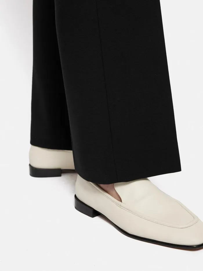 Jigsaw Short Fluid Twill Mason Trousers Black Women Trousers