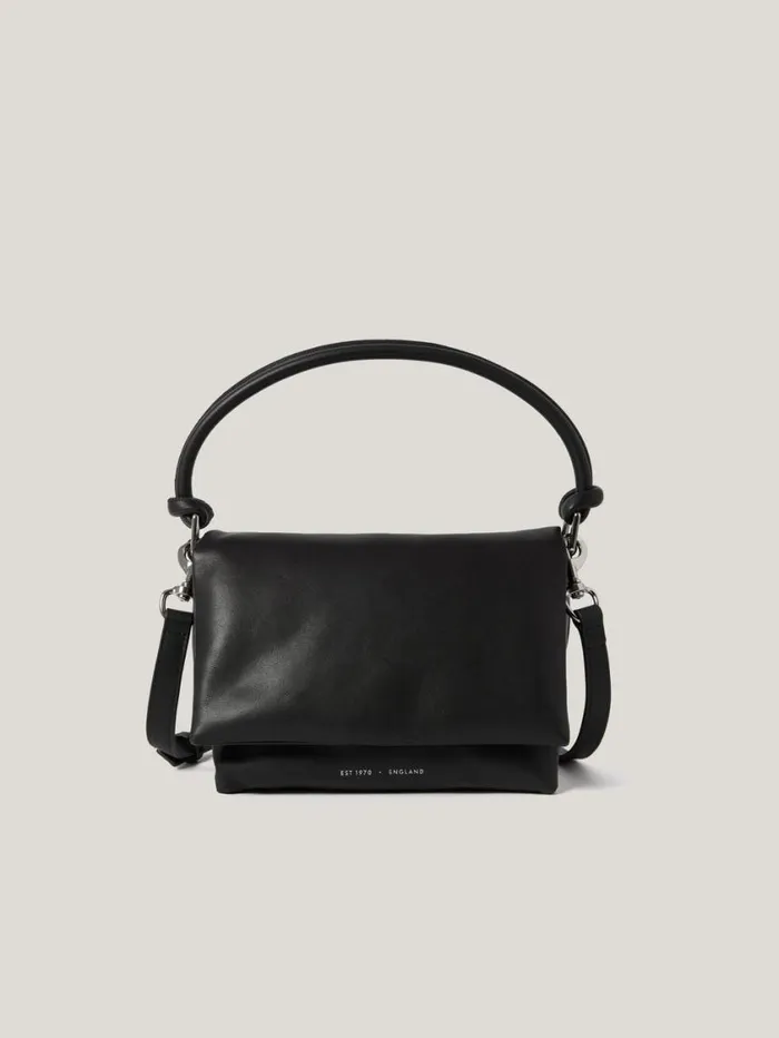 Jigsaw Soft Padded Crossbody Black Women Leather
