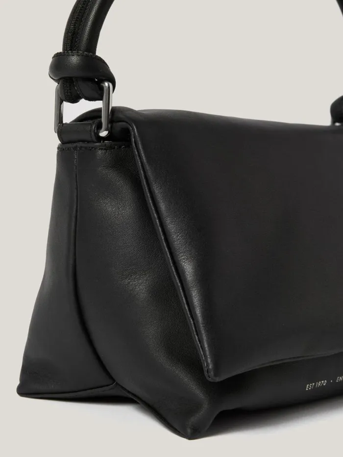 Jigsaw Soft Padded Crossbody Black Women Leather
