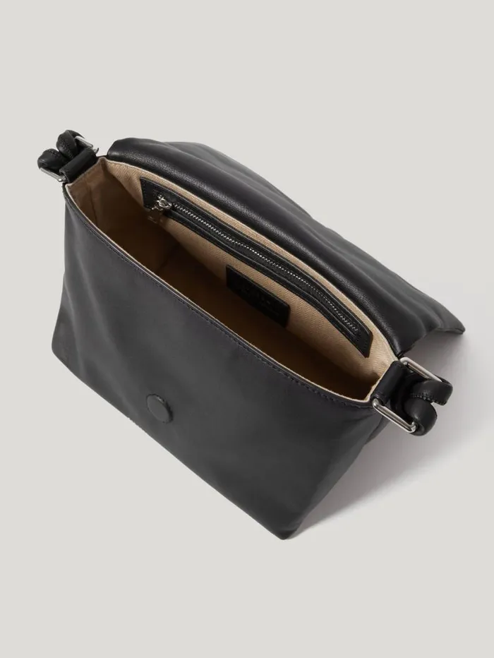 Jigsaw Soft Padded Crossbody Black Women Leather