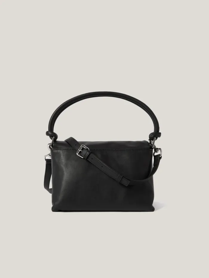 Jigsaw Soft Padded Crossbody Black Women Leather