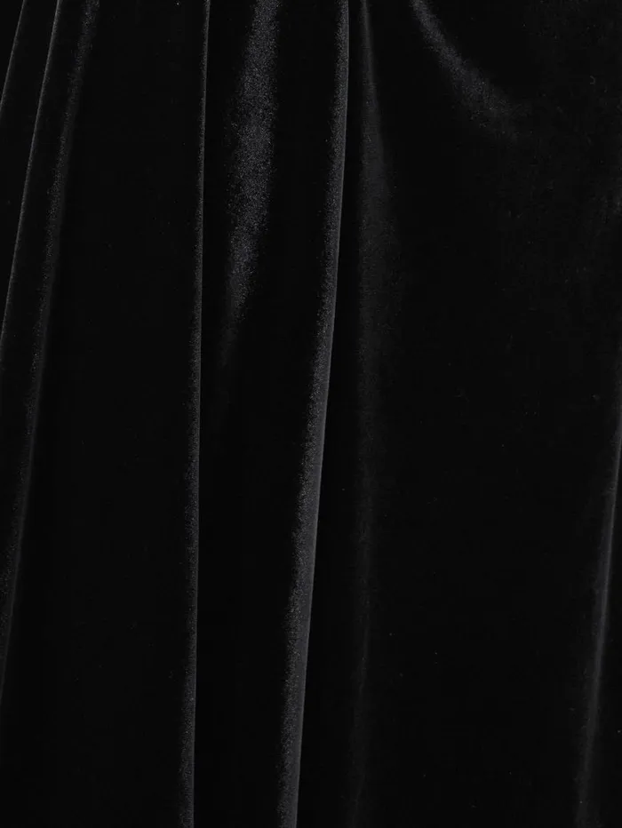 Jigsaw Velvet Ruched Dress Black Women Party