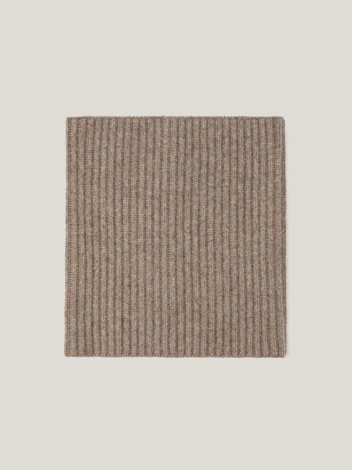 Jigsaw Wool Cashmere Blend Snood Oatmeal Women Knitwear and Cashmere