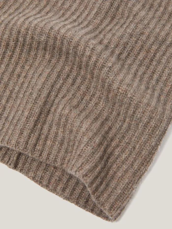 Jigsaw Wool Cashmere Blend Snood Oatmeal Women Knitwear and Cashmere