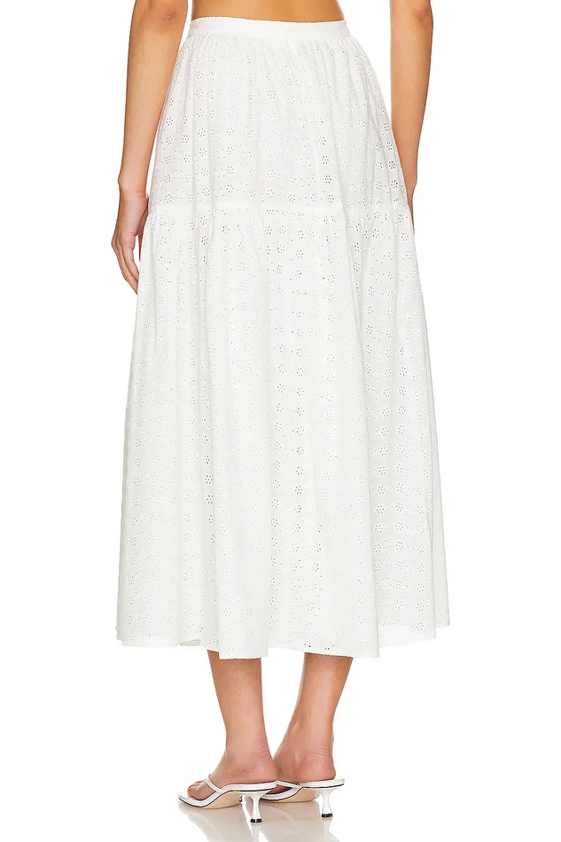 Julia Midi Skirt White Women Lovers and Friends Skirts Julia Midi Skirt White Women Lovers and Friends Skirts