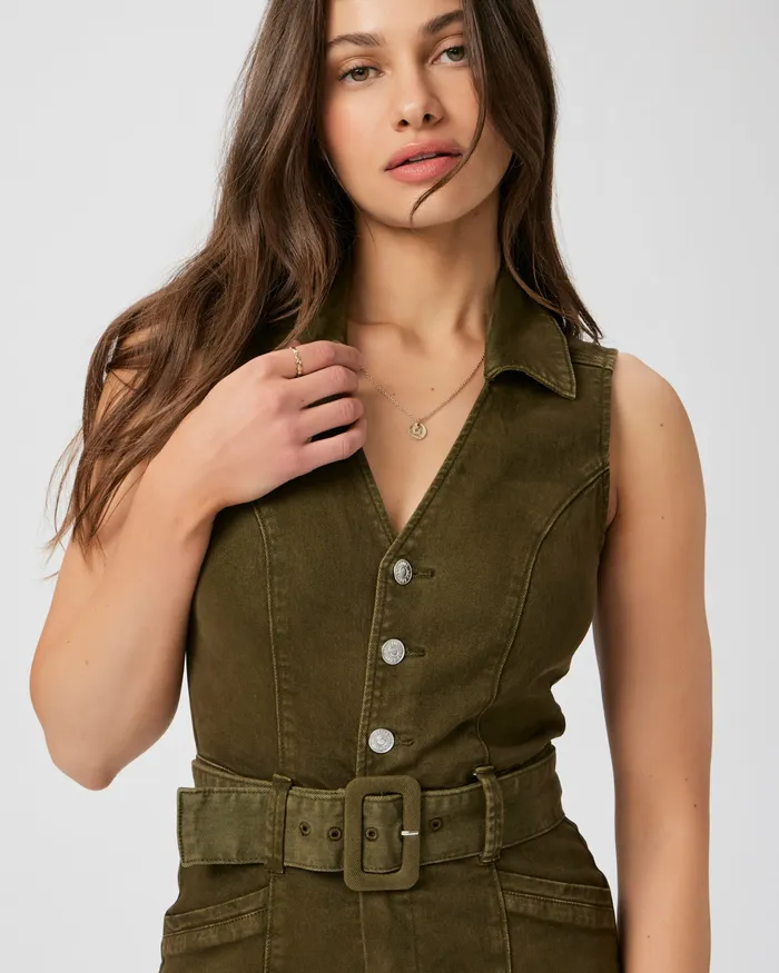 Jumpsuits and Rompers PAIGE Women Sasha Jumpsuit 8211 Vintage Olive Meadow Jumpsuits and Rompers PAIGE Women Sasha Jumpsuit 8211 Vintage Olive Meadow