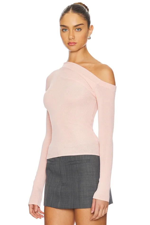 Katalina Off The Shoulder Sweater Pink Women Lovers and Friends Sweaters and Knits Katalina Off The Shoulder Sweater Pink Women Lovers and Friends Sweaters and Knits