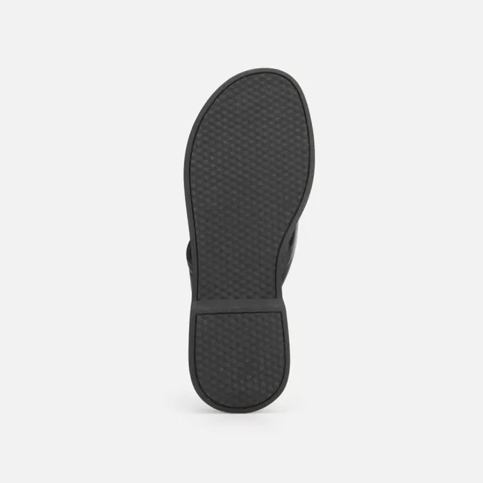 Kenneth Cole Athens Flatform Thong Sandal Black Women Sandals