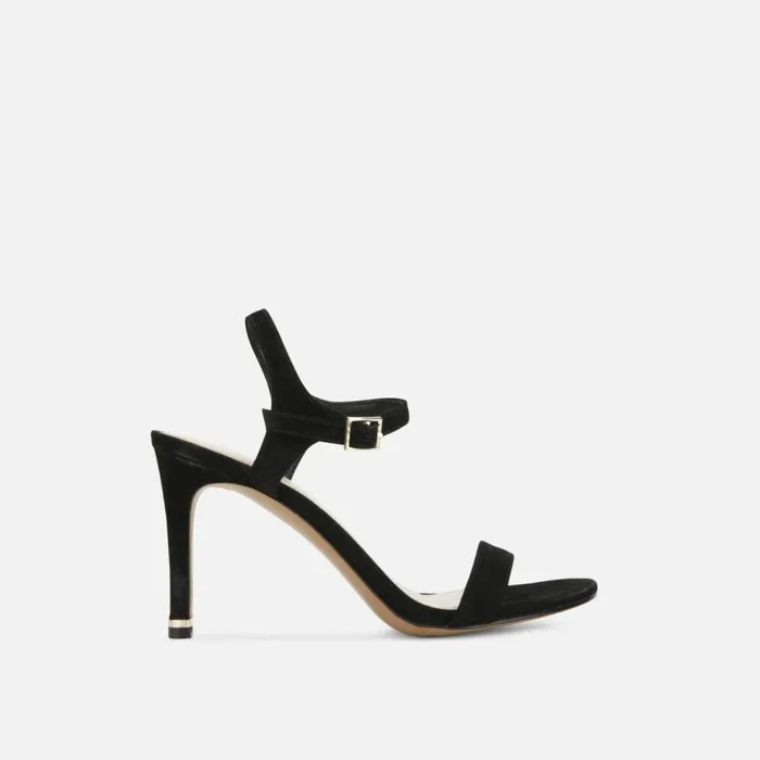 Kenneth Cole Brandy 85 Ankle Strap Heel Black Women Heels