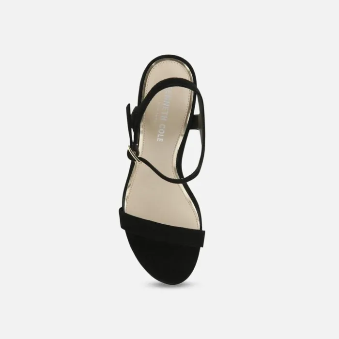 Kenneth Cole Brandy 85 Ankle Strap Heel Black Women Heels