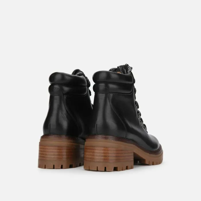 Kenneth Cole Brooklyn Waterproof Leather Tread Sole Boot Black Women Boots Booties Kenneth Cole Brooklyn Waterproof Leather Tread Sole Boot Black Women Boots Booties