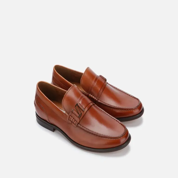 Kenneth Cole Crespo 20 Belt Loafer Cognac Men Loafers Kenneth Cole Crespo 20 Belt Loafer Cognac Men Loafers