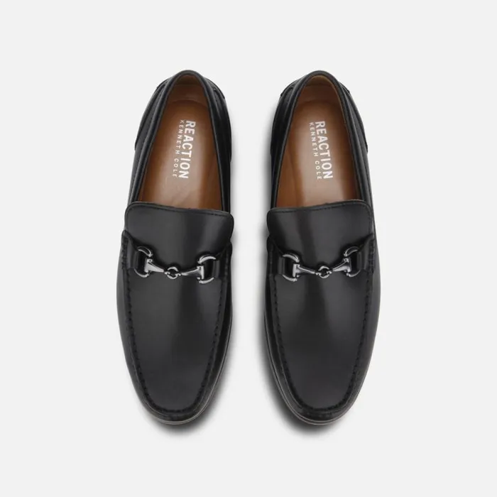 Kenneth Cole Crespo Black Bit Strap Loafer Black Men Loafers